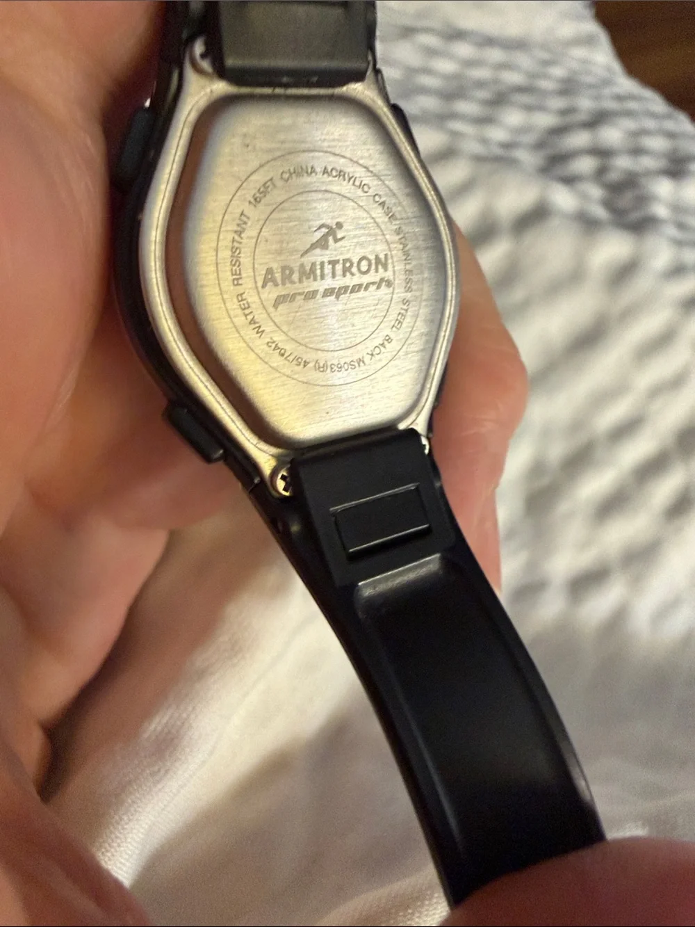 Armitron Black and Silver Digital Sport Watch Watch works